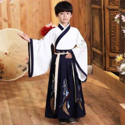 Hanfu Stage Outfit Chinese Dress Baby New Year Tang Suit Children Ancient Chinese Traditional Costume