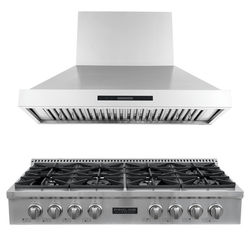 Proline 48" All-Gas Range + Hood Bundle | Save 10%