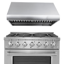 Proline 36" Dual Fuel Range + Hood Bundle | Save 10%