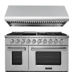Proline 48" Dual Fuel Range + Hood Bundle | Save 10%