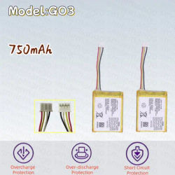 Batterie de haut-parleur GSP383562 pour JBL Go 3 Go3 G03, édition spéciale, batterie Audio Bluetooth, en Stock