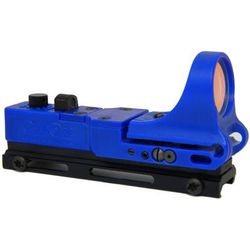 C-MORE Tactical Railway Red Dot Sight w/Click Switch Blue 8 MOA CTRWBB-8
