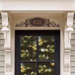 Marietta Door Plaque - Estate, Bronze/Gold - Frontgate