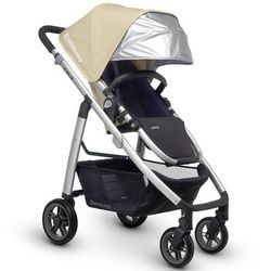 UPPAbaby 2016 CRUZ Stroller - Lindsey (Wheat/Silver)