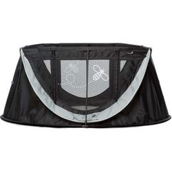 Angelcare journeyBee Portable Crib in Black and Silver