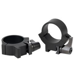 Warne Rimfire Rings 1in 3/8in or 11mm Dovetail QD Medium - Matte 721LM