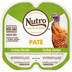 Perfect Portions Grain Free Turkey Recipe Natural Wet Cat Food Pate, 2.64 oz.