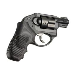 Hogue Ruger LCR Enclosed Hammer Piranha Grip G10 Solid Black 78139