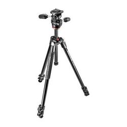 Manfrotto MK290XTA3-3WUS 290 Xtra Aluminum Tripod with 804 3-Way Pan/Tilt Head MK290XTA3-3WUS