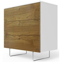 Spot On Square Alto Dresser 34" - White/Walnut