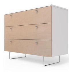 Spot On Square Alto Dresser 45" - White/Birch