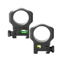 ACCU-TAC 34 Mm Scope Rings Black Small HSR-340