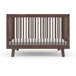 Oeuf Sparrow Crib - Walnut