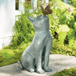 Curious Cat Garden Sculpture - Curious - Grandin Road