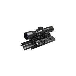 NcSTAR Sights N Lights AK Combo w/ 4x30mm Rifle Scope65 Lumen LED Flashlight Black KAKSCRFS-A