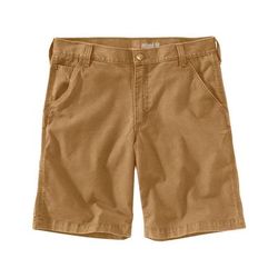 Carhartt Men's Rugged Flex Relaxed Fit Canvas Work Shorts, Hickory SKU - 971211