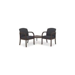 Weston 2-Arm Chairs w/Corner Table