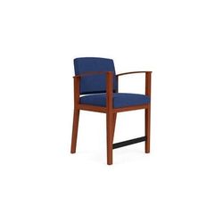 Amherst Wood Frame Hip Chair in Standard Fabric or Vinyl