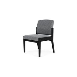 Amherst Steel Frame Armless Chair in Upgrade Fabric or Healthcare Vinyl