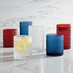 Set of 6 Jupiter Beaded Drinkware - Indigo, Indigo Highballs - Frontgate