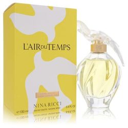 L'air Du Temps For Women By Nina Ricci Eau De Toilette Spray With Bird Cap 3.3 Oz