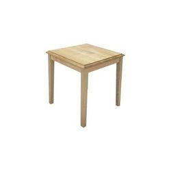 Solid Wood Reception End Table & Coffee Table Series - 20" Square End Table