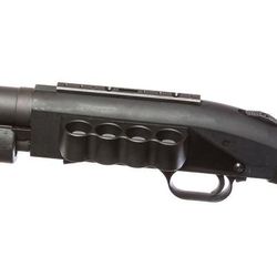 Mesa Tactical SureShell Aluminum Carrier for Moss 500/590 and Mav 88 12-GA Black 4-Shell 91240