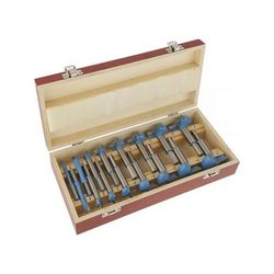 Roman Carbide 16 pc. Carbide Forstner Bit Set 1/4in 2-1/8in DC1917