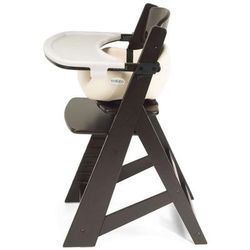 Keekaroo Height Right High Chair & Infant Insert - Espresso / Vanilla