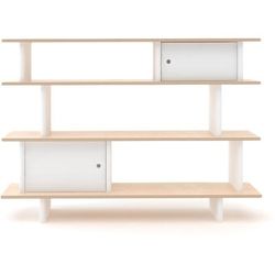 Oeuf Mini Library - White/Birch