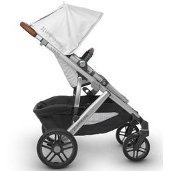 UPPAbaby 2018 / 2019 Vista Stroller - Loic (White/Silver/Saddle Leather) - OPEN BOX RETURN