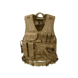 Rothco Cross Draw MOLLE Tactical Vest Coyote Brown 4491-CoyoteBrown-Regular