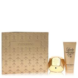 Lady Million For Women By Paco Rabanne Gift Set - 2.7 Oz Eau De Parfum Spray + 3.4 Oz Body Lotion