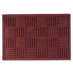 Water & Dirt Shield Parquet Door Mat - Charcoal, 31-1/2" x 56-1/4" - Frontgate