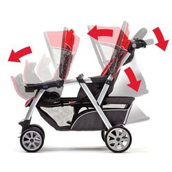 Chicco Cortina Together Double Stroller - Obsidian