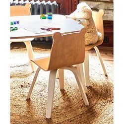 Oeuf Bear Play Chair (Set of 2) - White/Birch