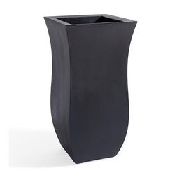 Brighton Easy-Care Tall Planter - Black - Grandin Road