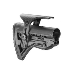 FAB Defense GLSHOCKCP Recoil-Reducing M4/M16 Buttstock w/Cheek Rest Black FX-GLSHOCKCP