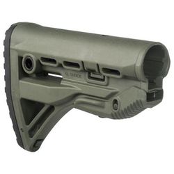 FAB Defense GLSHOCK AR-15/M16/M4 Recoil Reducing Stock Polymer OD Green FX-GLSHOCKG