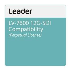 Leader LV-7600 12G-SDI Compatibility (Perpetual License) LV7600-SER29