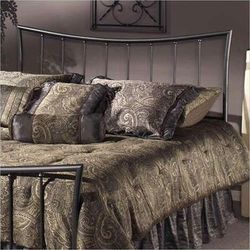 Hillsdale Furniture Edgewood Full/Queen Metal Headboard, Magnesium Pewter - 1333-490