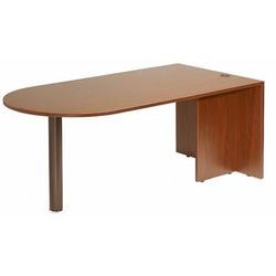 Boss Office Products N147-C Bullet Desk in Cherry 71 x 35