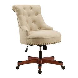 Sinclair Beige Office Chair - Linon OC077RIC01