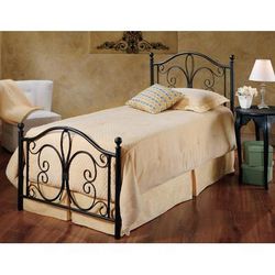 Hillsdale Furniture Milwaukee Twin Metal Bed, Antique Brown - 1014BTWR