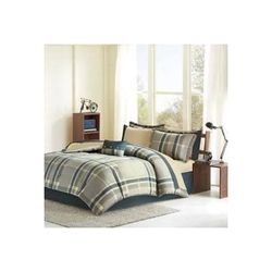 Intelligent Design Robbie Twin XL Comforter & Sheet Set in Navy Multi - Olliix ID10-1225