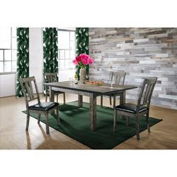 Grayson Dining with Padded Seats 5PC Set - Picket House Furnishings DNH100CP5PC