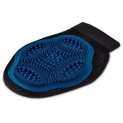 Blue 3-in-1 Grooming Mitt for Dogs