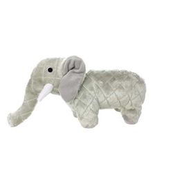 Elephant Dog Toys, Large, Gray