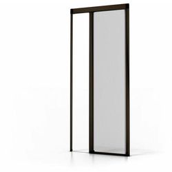 Store Moustiquaire Recoupable pour Porte Avosdim en Alu Marron 8014 - l 140 x h 230 cm - unitaire