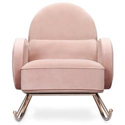 Nursery Works Compass Rocker - Blush Velvet